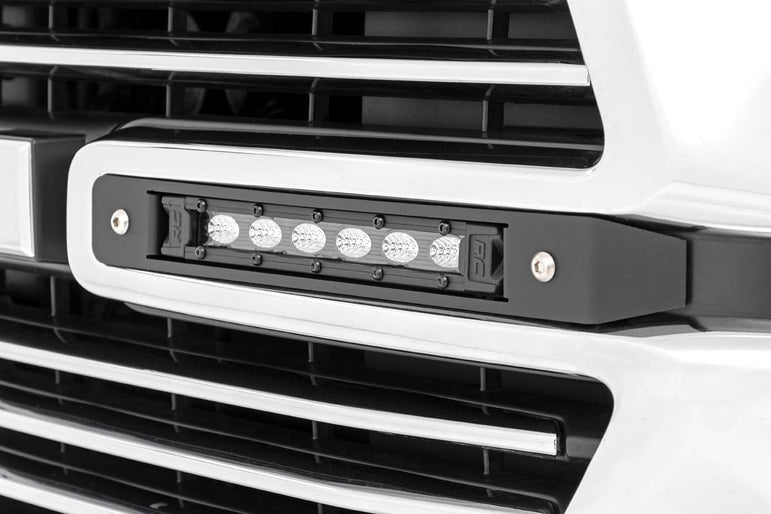 Dual 6in LED Grille Kit | Black Slimline | Ram 1500 2WD/4WD (2019-2024)