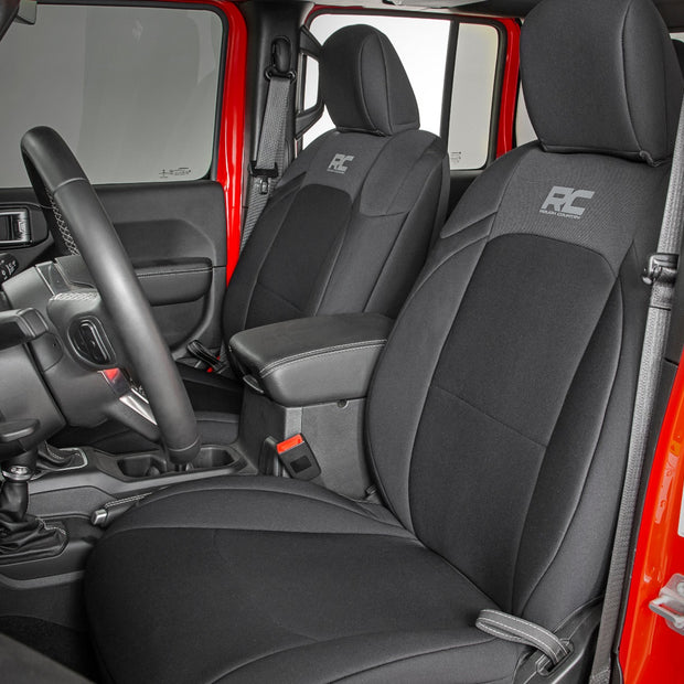 Seat Covers | Front and RR w/ Cup Holder | Jeep Gladiator JT 4WD (2020-2026)