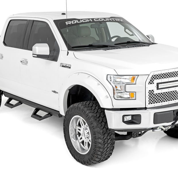 SRX2 Adj Aluminum Step | Crew Cab | Ford F-150/Lightning/F-250/F-350/Raptor (15-26)