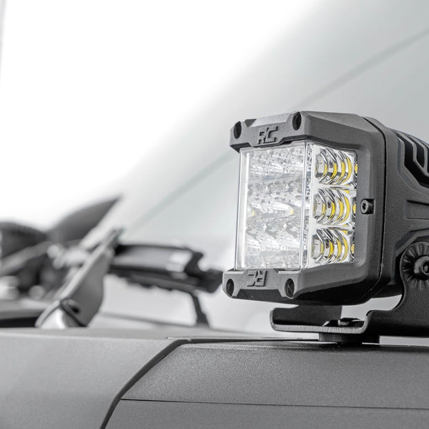 LED Light Kit | Ditch Mount | 2" Spectrum Pair | Spot Pattern | Ford Bronco (21-26)