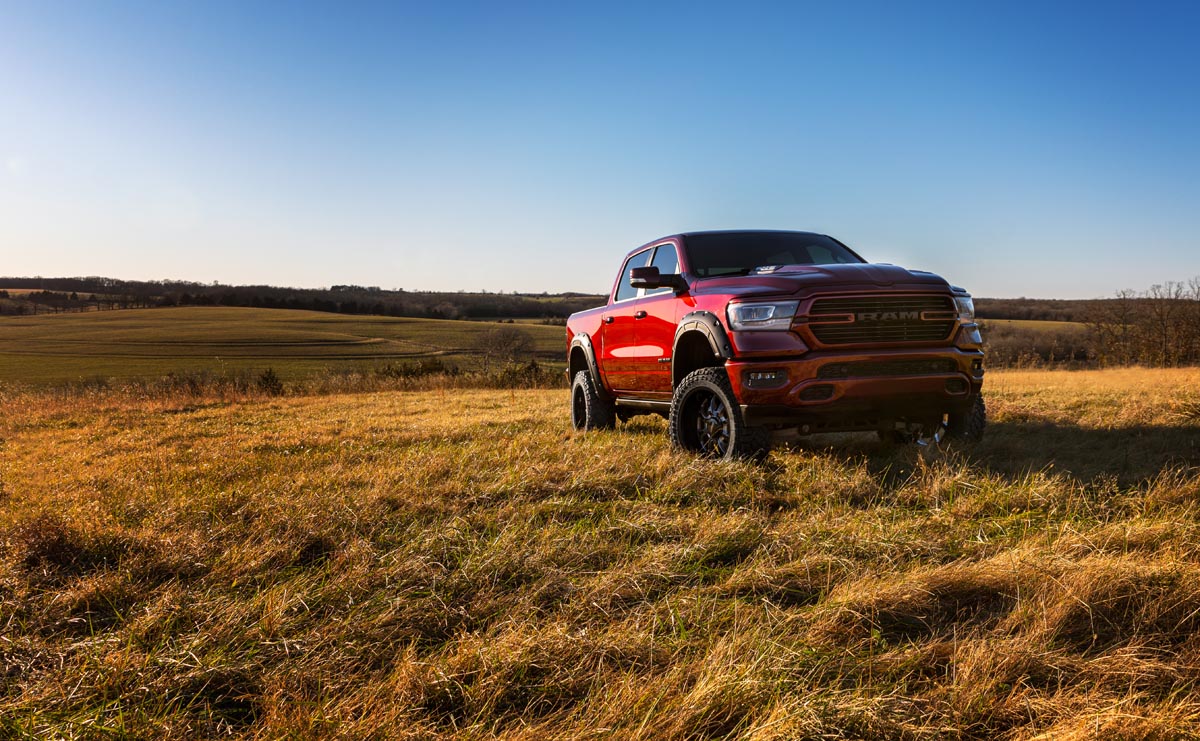 Fender Flares | Defender | PRD Deep Red | Ram 1500 2WD/4WD (2019-2024)