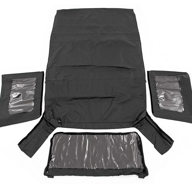 Soft Top | Replacement | Black | 4 Door | Jeep Wrangler Unlimited (10-18)
