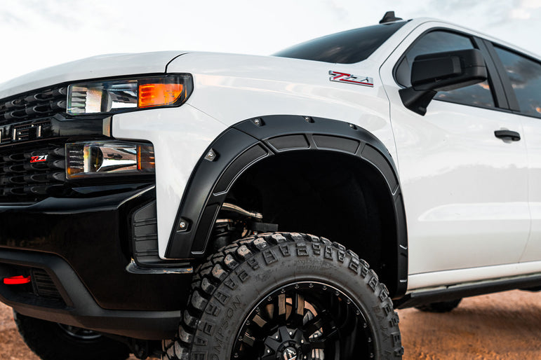 Fender Flares | Defender | GPA Graphite | Chevy Silverado 1500 2WD/4WD (19-26)