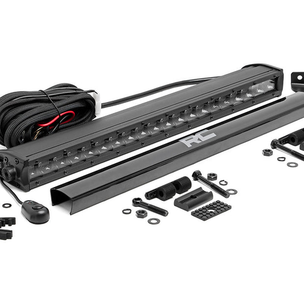 20 Inch Black Series LED Light Bar | Single Row