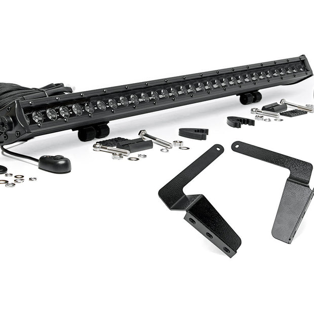 LED Light Kit | Bumper Mount | 30" Black Single Row | Toyota Tundra (14-21)