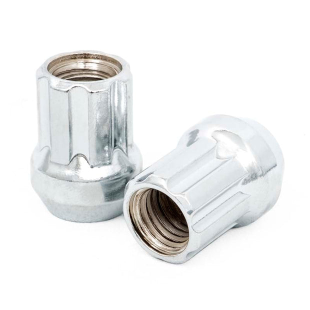 M14 x 1.5 Lug Nut Set of 24 | Chrome | Open End