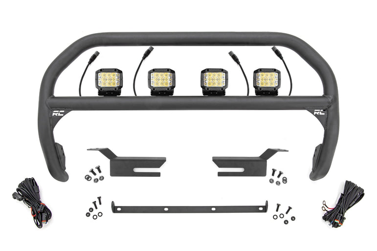 Nudge Bar | 3 Inch Wide Angle Led (x4) | Ford Bronco 4WD (2021-2026)
