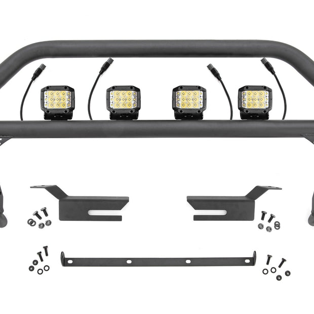 Nudge Bar | 3 Inch Wide Angle Led (x4) | Ford Bronco 4WD (2021-2026)
