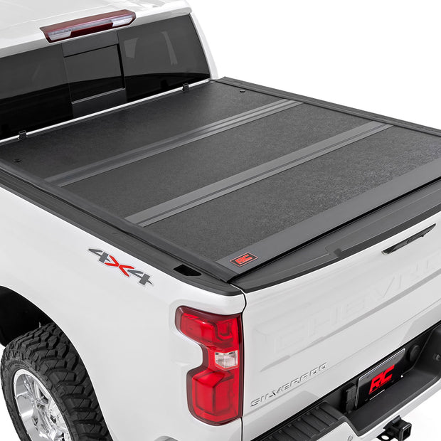 Hard Low Profile Bed Cover | 6'7" Bed | Rail Cap | Chevy/GMC 1500/2500HD/3500HD (14-19 & Classic)