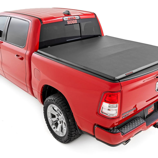 Soft Tri-Fold Bed Cover | 6'4" Bed | Ram 1500 (19-26)/1500 TRX (21-24)