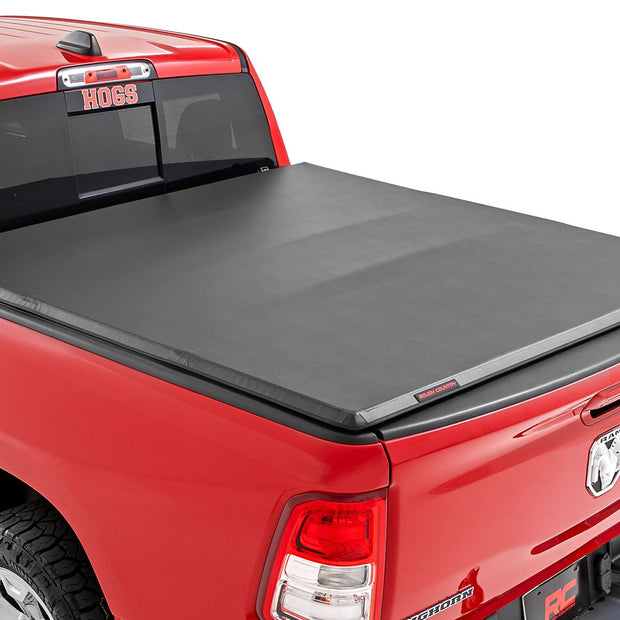 Soft Tri-Fold Bed Cover | 6'4" Bed | Ram 1500 (19-26)/1500 TRX (21-24)