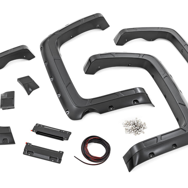 Fender Flares | Defender | 5'9" Bed | Silver | Chevy Silverado 1500 (14-18 & Classic)