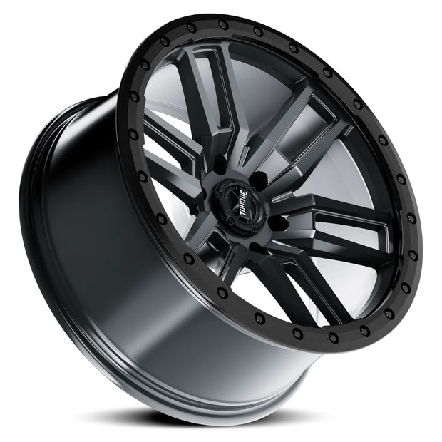Torque Pritchett | Anthracite w/Black Lip | 20x9 | 6x5.5 | -12mm