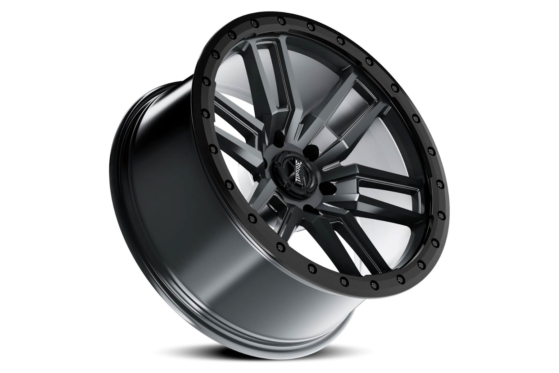 Torque Pritchett | Anthracite w/Black Lip | 18x9 | 6x5.5 | -12mm