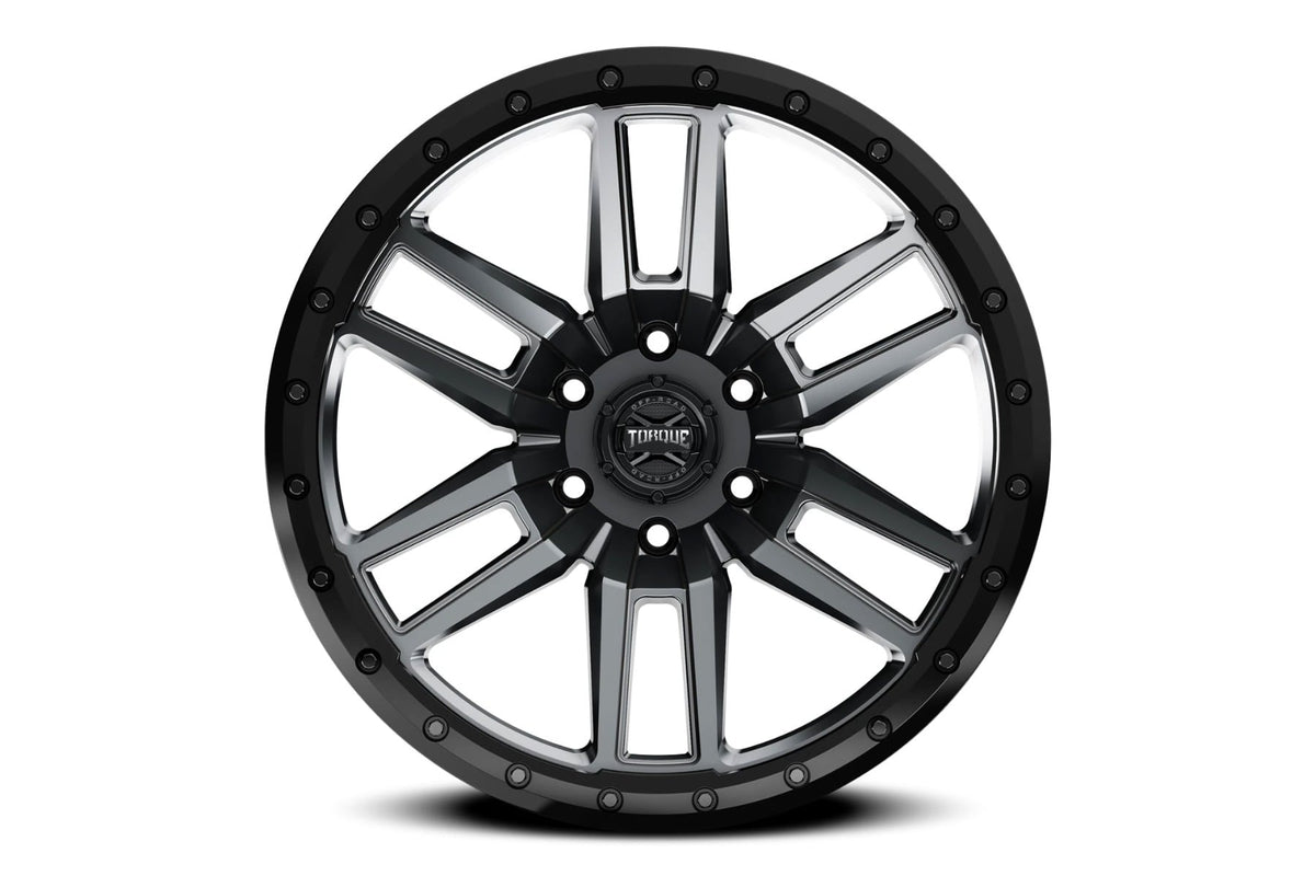 Torque Pritchett | Anthracite w/Black Lip | 20x9 | 6x135 | -12mm