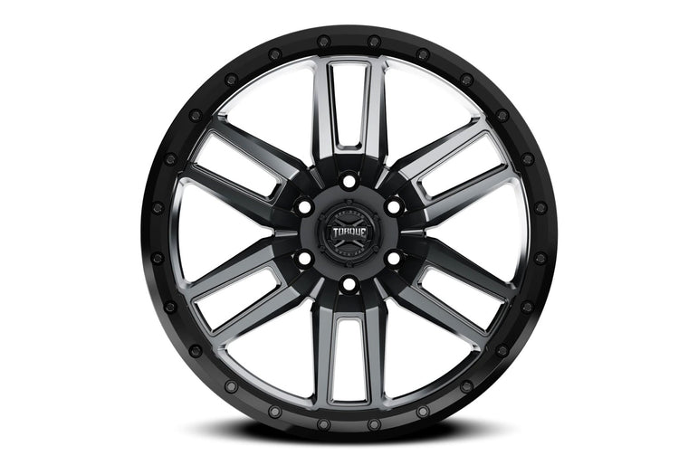 Torque Pritchett | Anthracite w/Black Lip | 18x9 | 6x5.5 | -12mm
