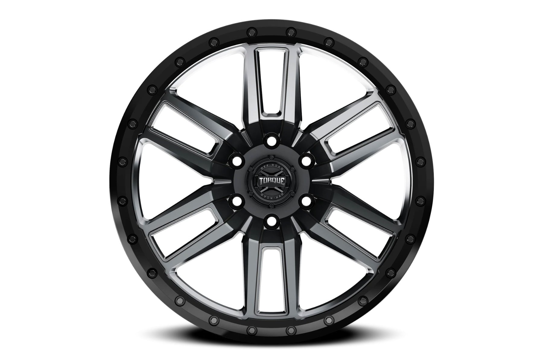 Torque Pritchett | Anthracite w/Black Lip | 18x9 | 6x5.5 | -12mm