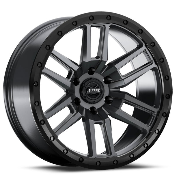 Torque Pritchett | Anthracite w/Black Lip | 20x9 | 6x5.5 | -12mm