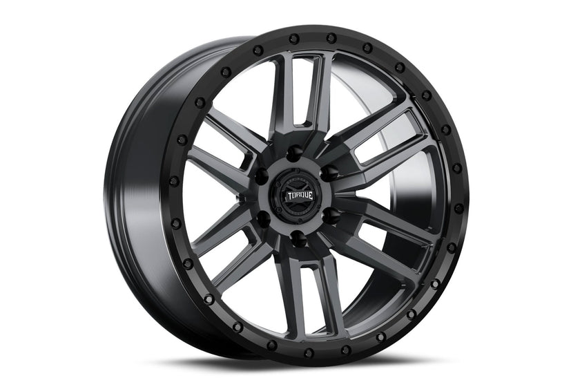 Torque Pritchett | Anthracite w/Black Lip | 18x9 | 6x5.5 | -12mm