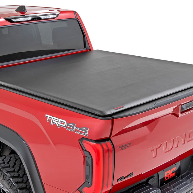 Soft Roll Up Bed Cover | 5'7" Bed | Toyota Tundra 2WD/4WD (2022-2026)