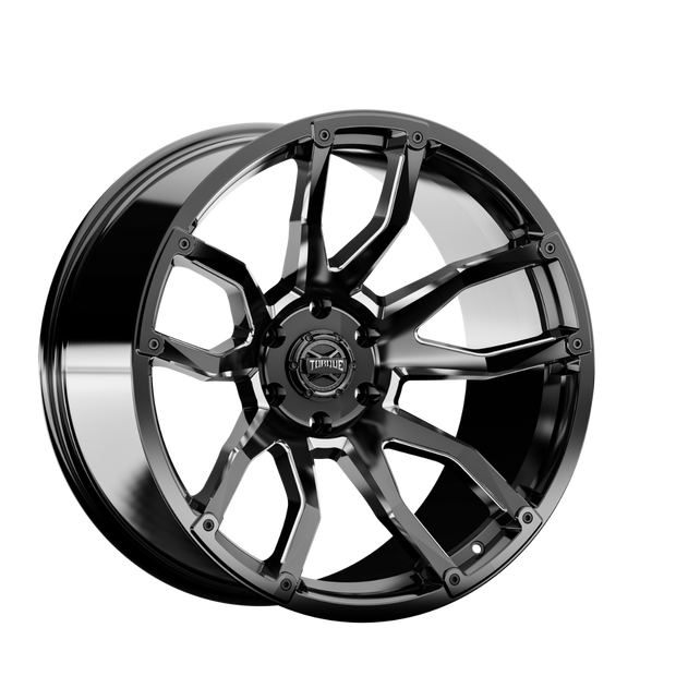 Torque Impact | Gloss Black w/Milled Accents | 20x9 | 6x5.5 | -12mm
