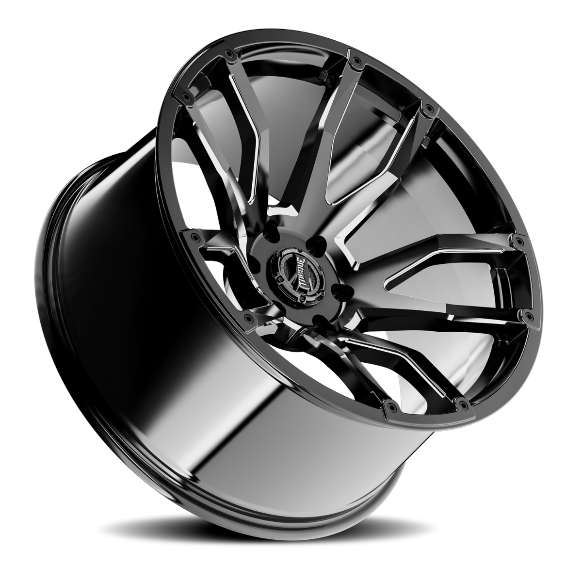 Torque Impact | Gloss Black w/Milled Accents | 20x9 | 8x180 | 0mm