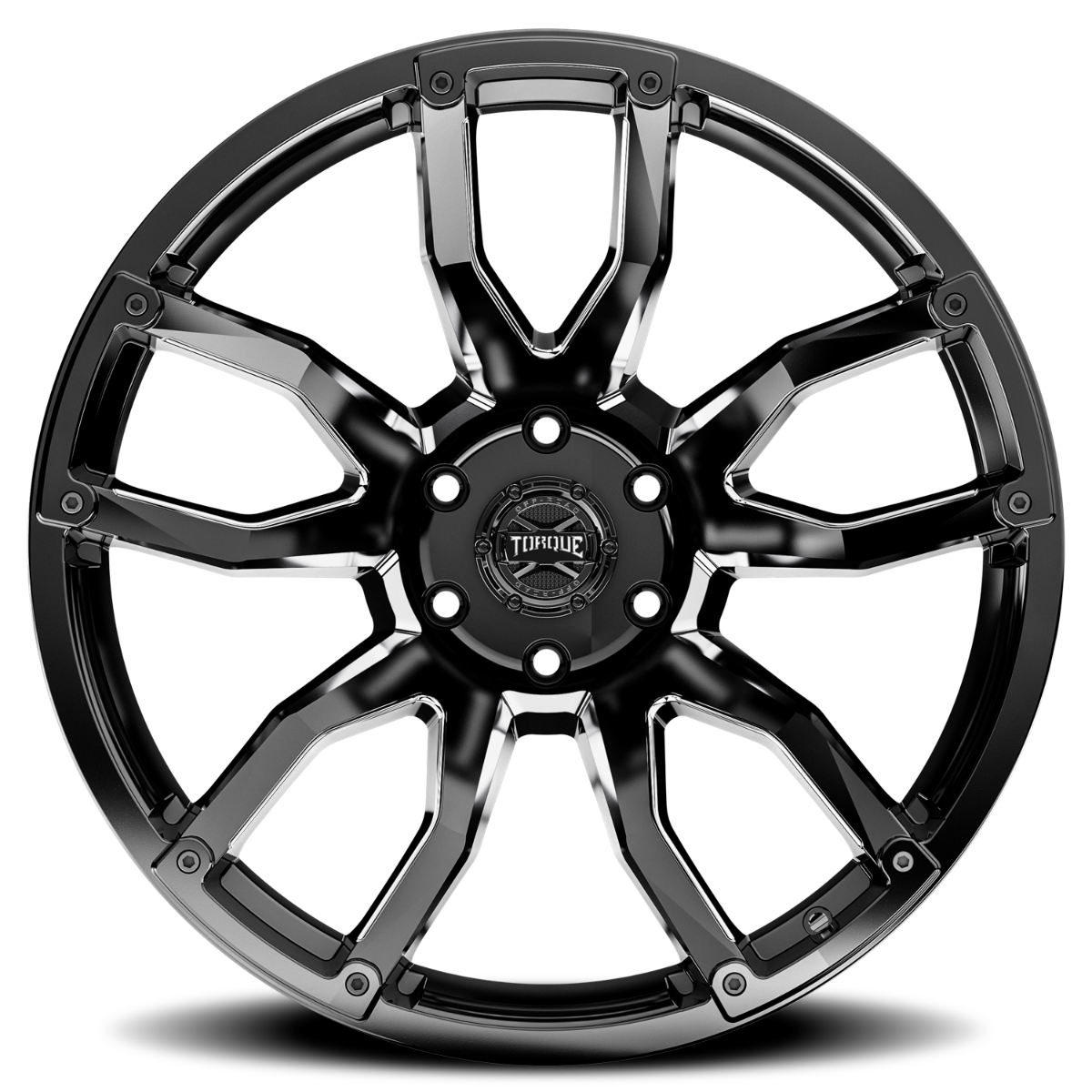 Torque Impact | Gloss Black w/Milled Accents | 20x9 | 6x5.5 | -12mm