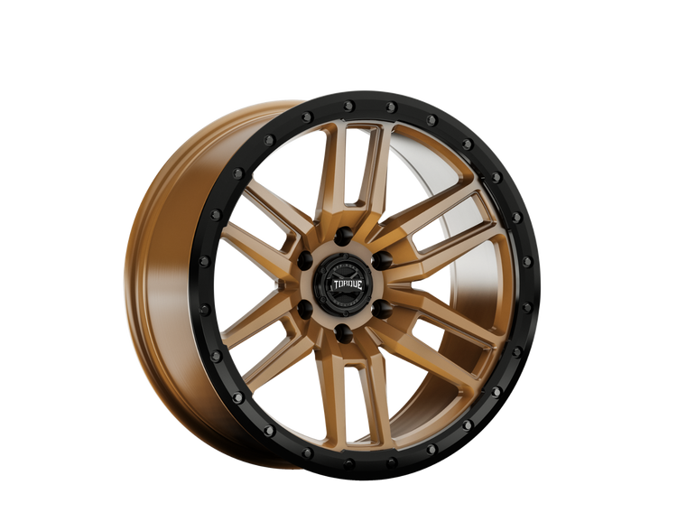 Torque Pritchett | Bronze w/Black Lip | 18x9 | 6x5.5 | -12mm