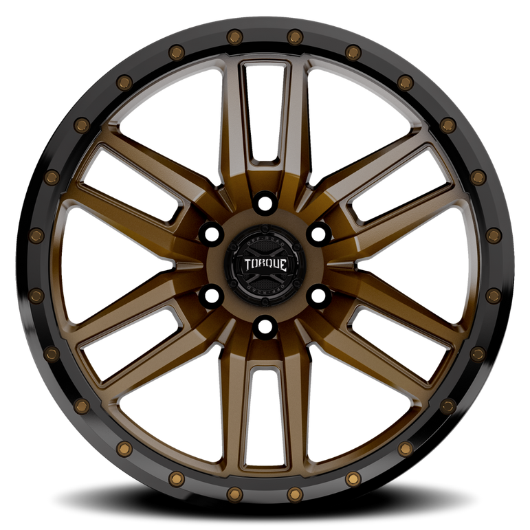Torque Pritchett | Bronze w/Black Lip | 17x9 | 6x5.5 | 0mm