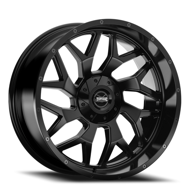 Torque Vortex | Satin Black | 20x9 | 6x5.5/6x135 | -12mm