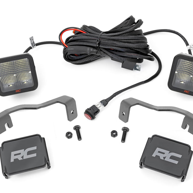 LED Light Kit | Ditch Mount | 2" Spectrum Pair | Spot | Nissan Frontier (22-26)