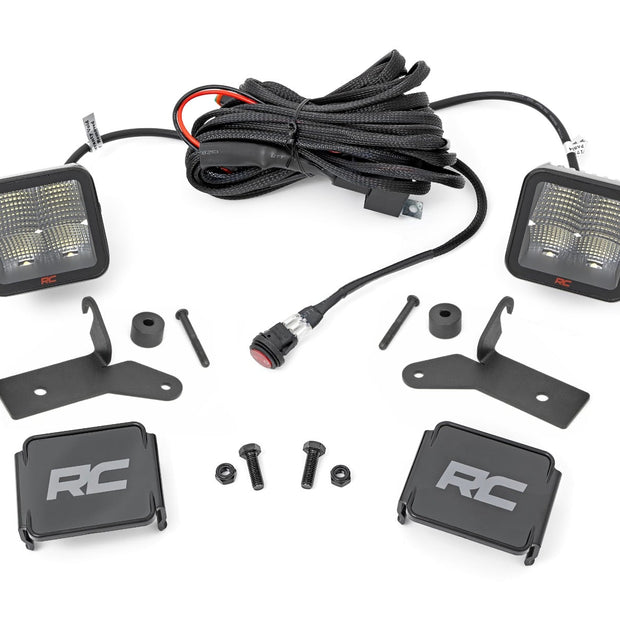 LED Light Kit | Hinge Mount | 2" Spectrum Pair | Jeep Gladiator JT/Wrangler JL (18-26)