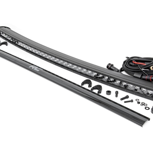 40 Inch Black Series LED Light Bar | Curved | Single Row
