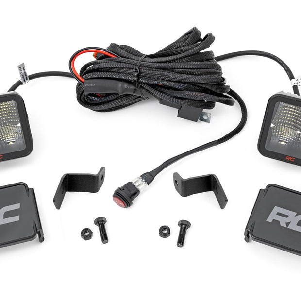 LED Light Kit | Ditch Mount | 2" Spectrum Pair | Spot | Ford F-150 (15-26)/F-150 Lightning (22-26)