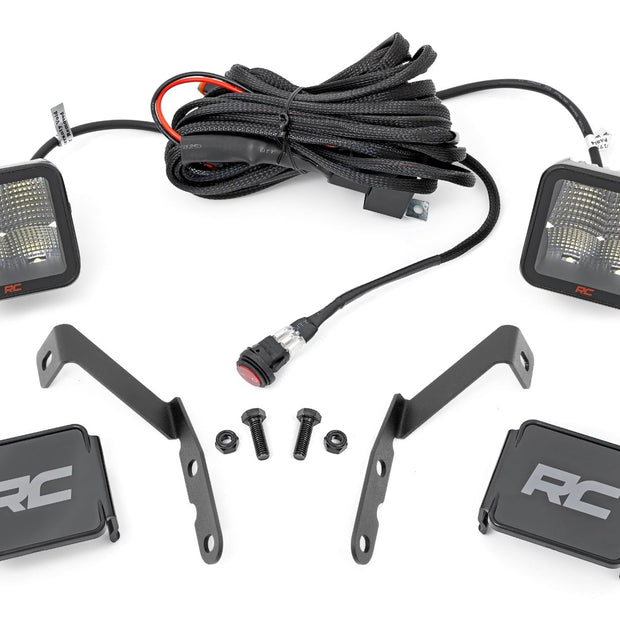 LED Light Kit | Ditch | 2" Spectrum Pair | Spot | Chevy 1500 & Chevy/GMC 2500HD/3500HD (07-14)